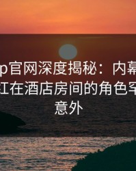 麻豆app官网深度揭秘：内幕风波背后，网红在酒店房间的角色罕见令人意外